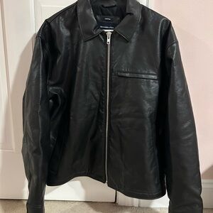 Abercrombie & Fitch Black Leather Jacket